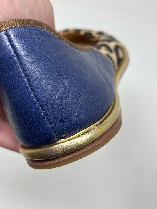 Diane Von Furstenberg Real Calf Hair Animal Print Flats Size 6.5 - Picture 14 of 15